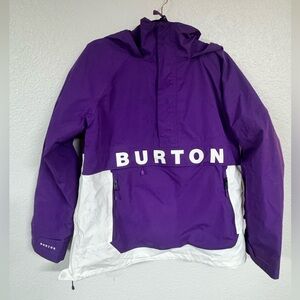 Burton Snow Anorak Jacket Womens Large Purple